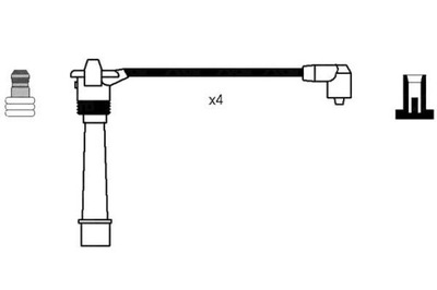 Ngk дроти запалювання fiat albea 1.2 178_ фото №1