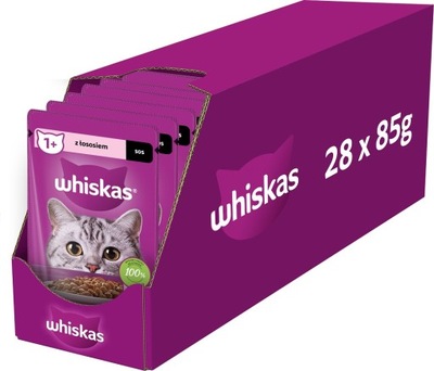 WHISKAS Adult mokra karma dla kota 28x85g