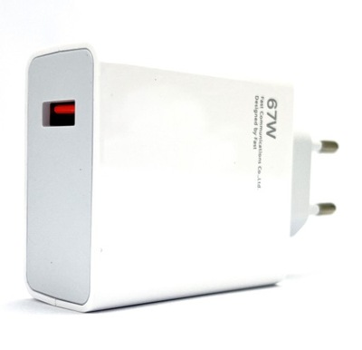 Ładowarka sieciowa USB do Xiaomi Redmi QC 3.0 4.0 fast charage 67W szybka