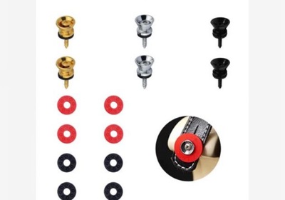 BLOKADA PASKA GITAROWEGO ZACISK PASEK GITAROWY STRAPLOCK zestaq