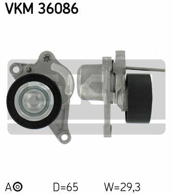 RITINĖLIS ĮTEMPIMO PK SKF VKM 36086 VKM36086 