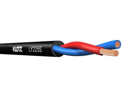 Klotz LY225 Twinax OFC 2x2,5mm kabel