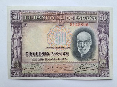 HISZPANIA - 50 PESETAS 1935