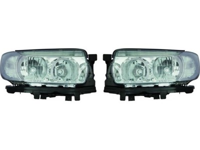 Фары лампы subaru forester sg 05-08 depo l+p фото №1