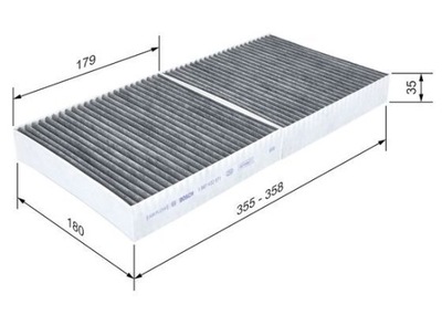 BOSCH 1 987 432 571 FILTRO  