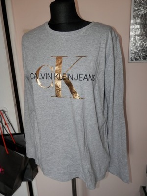 CALVIN KLEIN LONGSLEEVE DAMSKI szary CK XL