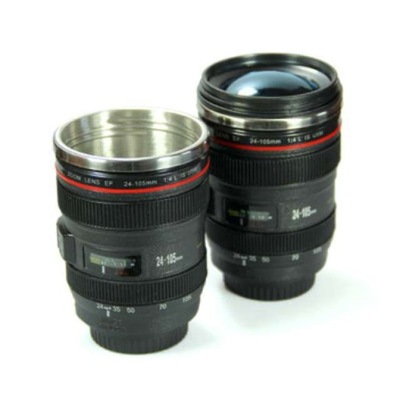 termiczny kubek obiektyw LENS CUP metalowy