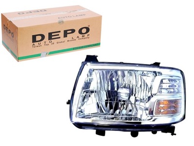 Depo фара h4 механический ford ranger 05.06-03. фото №1