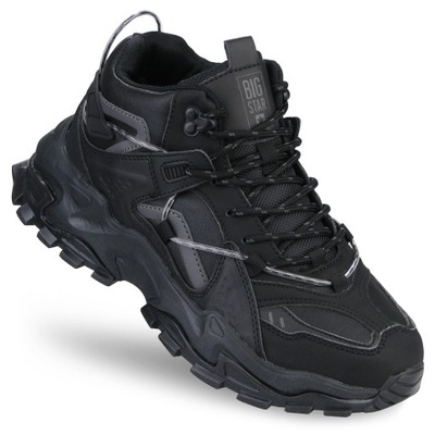 SPORTOWE BIG STAR KK274387 CZARNE TREKKINGOWE R39