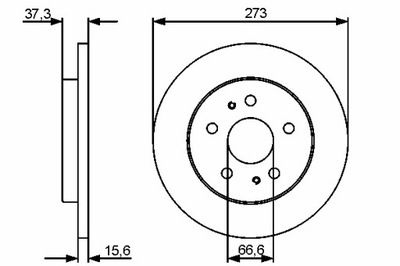 DISCS BRAKE 2SZT. FRONT DAIHATSU TERIOS TOYOTA CAMI 1.3 1.3LPG  