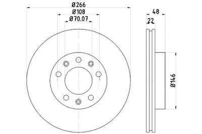 HELLA SET DISC BRAKE [HELLA] - milautoparts.fr