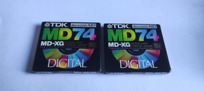 MD Mini Disc TDK MD-XG 74 #1264