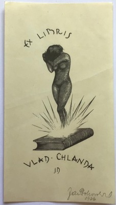 Ex-libris VLAD CHLANDA 1926