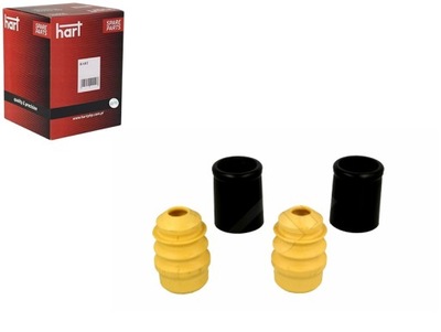 Комплект защита i отбойники амортизатора audi перед hart фото №1