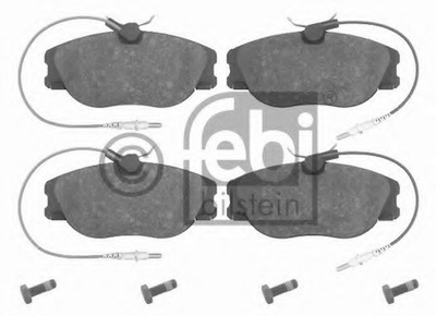 FEBI BILSTEIN 16224 КОМПЛЕКТ КОЛОДОК ТОРМОЗНЫХ, ТОРМОЗА TARCZOWE