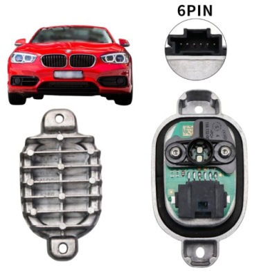 Модуль jeż led світла денного drl кільця bmw 1 f20 f21 63117428425 6 pin фото №1