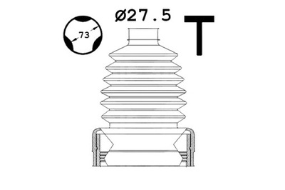 Sasic защита шарнир перед внутри ford c-max ii fiesta vi focus фото №1
