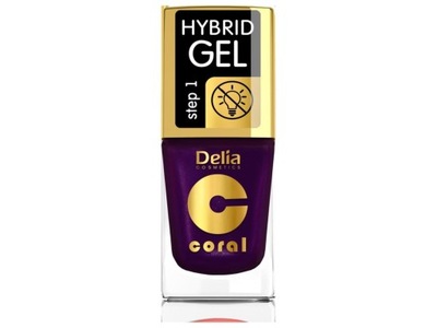 Delia cosmetics Coral hybrid GEL emalia do paznokcI 62