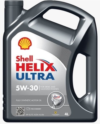 ACEITE SHELL HELIX ULTRA 5W30 4L A3/B4  