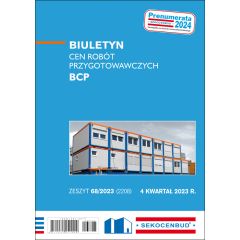 Sekocenbud Biuletyn cen robót przygotowaw BCP 1/24