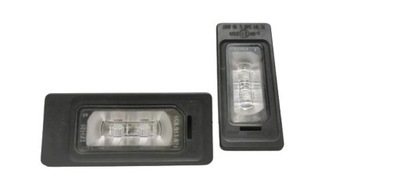 Audi q3 8u ліхтарі номерного знака реєстраційний комплект 2013 r фото №1