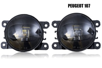 PEUGEOT 107 2005-2012 ŽIBINTAI RŪKO PRIEKINIAI LED KOMPLEKTAS 09270157 