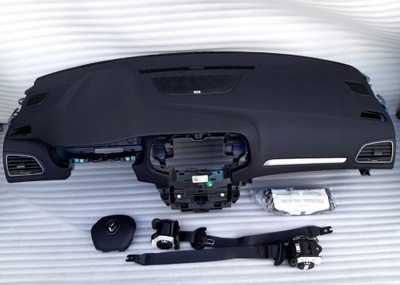 Megane 4 iv панель приладів консоль панель приладів 3 подушка безпеки 2 ремені фото №1