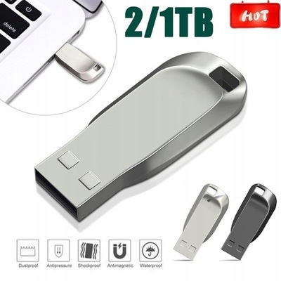 New Usb 3.0 2TB Metal Pen Drive 1TB Cle Usb Flash