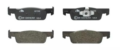 Ate тормозные диски+ тормозные колодки перед dacia logan ii sandero clio iv twingo smart 258mm фото №1