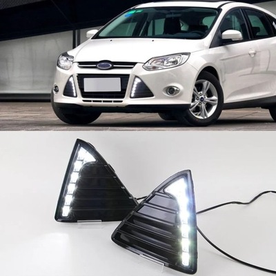 Światła do jazdy dziennej LED DRL Ford Focus mk3 2011-