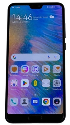 Huawei P20 pro CLT-L09 128GB single sim black czarny