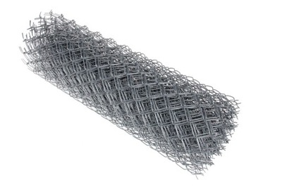 SIATKA OGRODZENIOWA POWLEKANA PCV fi 3,1 mm WYSOKOŚĆ 1,3 m - 15 m GRAFITOWA