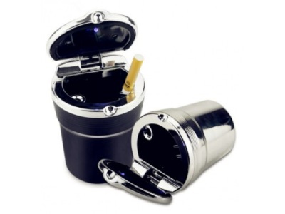 Попільничка автомобільна led w місце чашка корзина фото №1