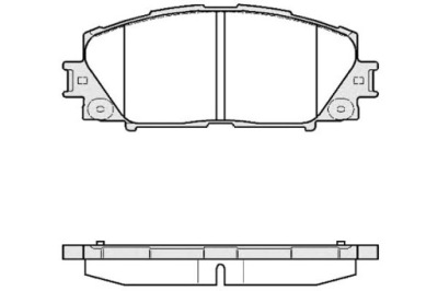 Remsa гальмівні колодки гальмівні lexus ct 200h zwa10_ zwa фото №1