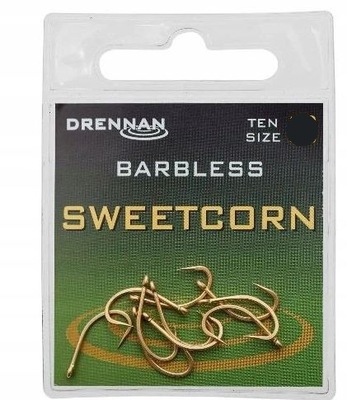 Drennan haczyki Sweetcorn Barbless 12 10szt