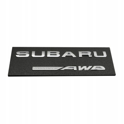 EMBLEMA INSIGNIA PEGATINAS PARA SUBARU AWD-SREBRO  