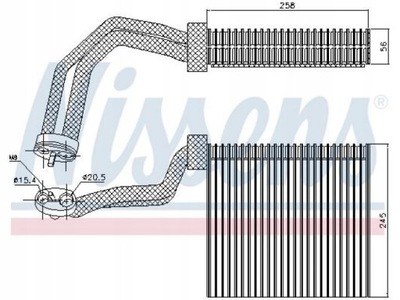 VAPORIZADOR AUDI NISSENS 92293  