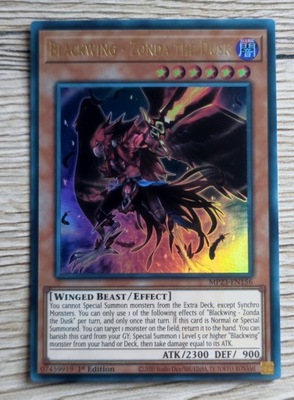 Yu-Gi-Oh! Blackwing - Zonda the Dusk (UR)