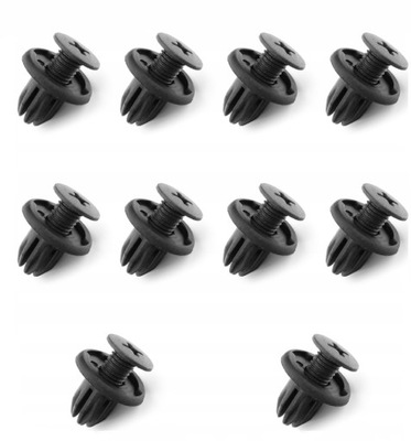 10x кліпса кліпса підкрилок бампера накладки do mini cooper r50 r52 r53 фото №1