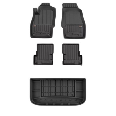 RUBBER SET 3D MATS I MAT OPEL ADAM 2012-2019 HATCHBACK, WITHOUT REGULOW - milautoparts-fr.ukrlive.com