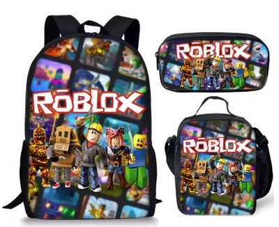 ZESTAW SZKOLNY PLECAK PIÓRNIKI ROBLOX - WZORY