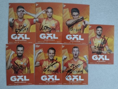 Zdjęcia 10X15 autografy Zagłębie Lubin Gol sezon 23/24