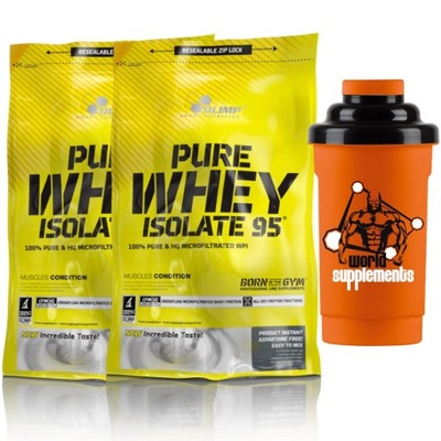 OLIMP PURE WHEY ISOLATE 1200G BIAŁKO IZOLAT SHAKER ROZWÓJ MASY MIĘŚNIOWEJ