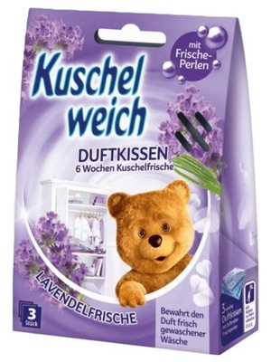 KUSCHELWEICH saszetki zapachowe Duftkissen 3szt Lavenderfrische