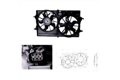 Tyc вентилятор радіатора з корпус ford focus fo фото №1