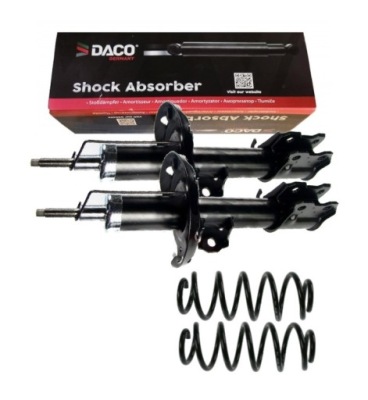 Амортизаторы daco + пружины перед opel combo фото №1