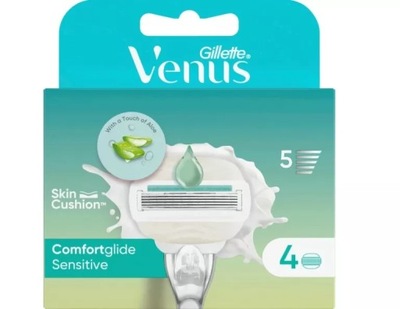 WKŁADY OSTRZA GILLETTE VENUS SENSITIVE 4 SZT COMFORTGLIDE