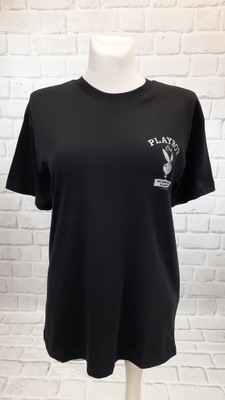 T-shirt koszulka czarna z logo JJXX S oversize