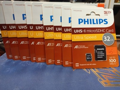 UHS-I Micro SDHC CARD 32gb PHILIPS, SklepRetroWWA