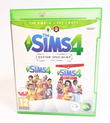 GRA NA XBOX ONE THE SIMS 4 ZESTAW PSY I KOTY